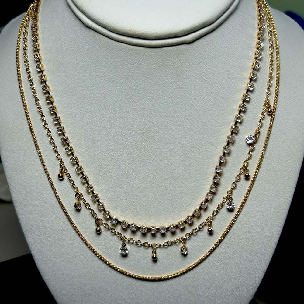 - NWT J Crew Cubic Zirconia Necklace-Beautiful Statement Piece!!!